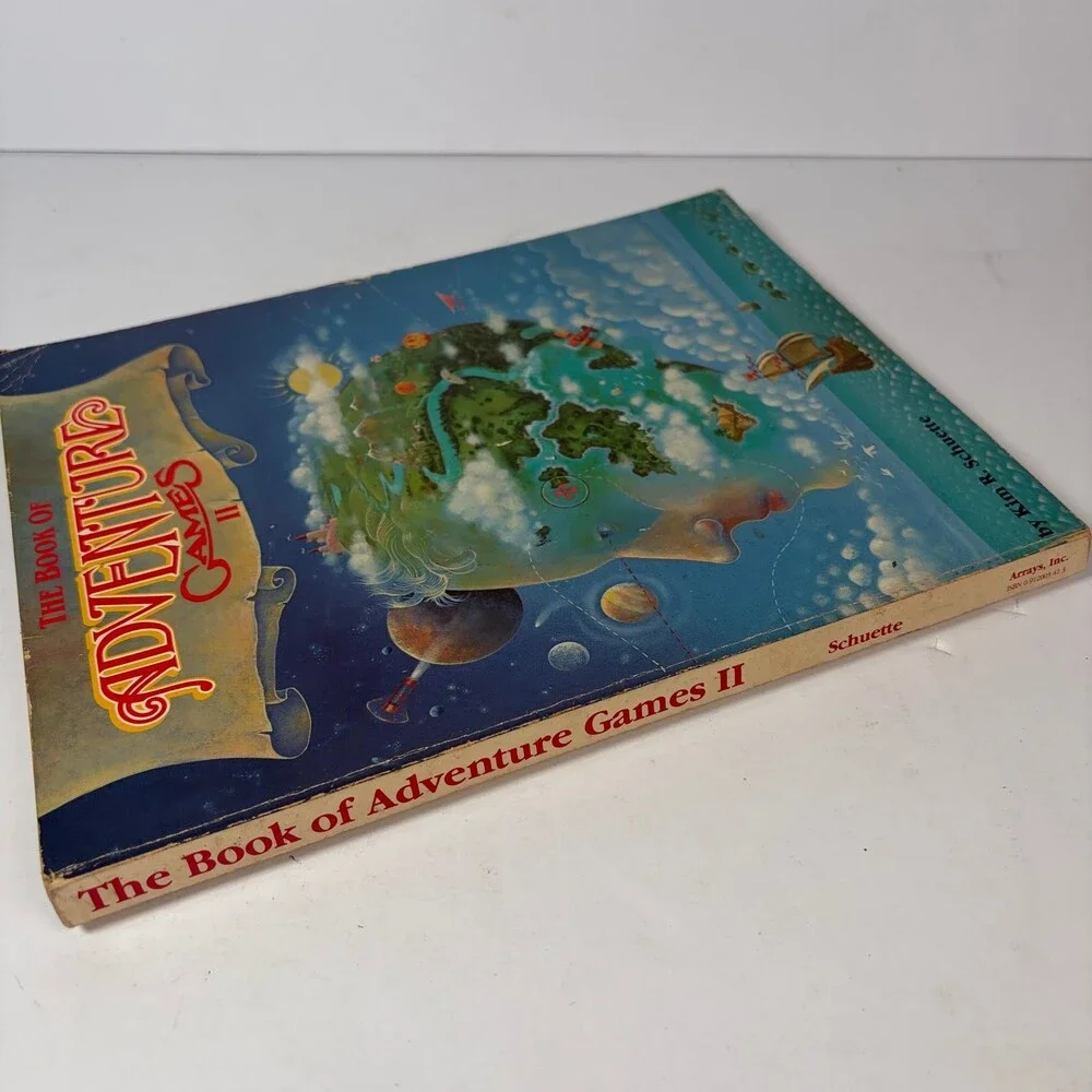 The Book of Adventure Games II by Kim R. Schuette 1st Printing 1985 Vintage